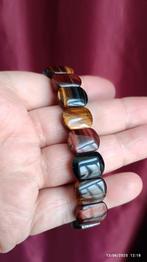 Prachtige armband met tijgeroog, Ophalen of Verzenden, Nieuw, Elastiek