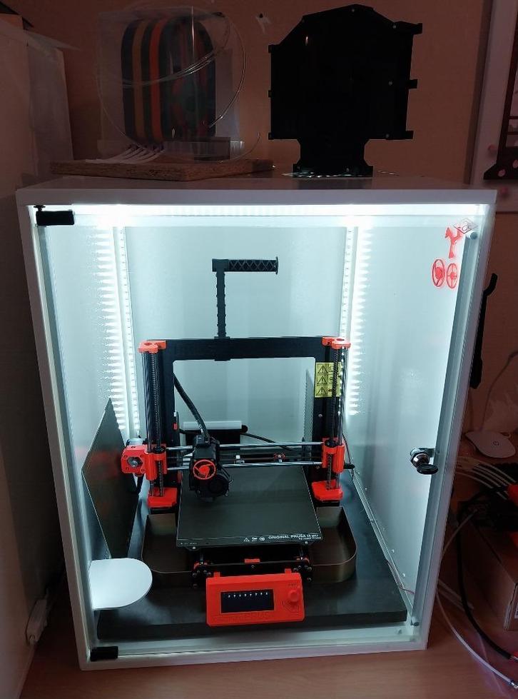 a vendre imprimante 3D PRUSA I3 MK3 + MMU2Smprimante 3D, Computers en Software, 3D Printers, Zo goed als nieuw, Ophalen