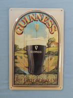 GUINNESS: Metalen reclameplaat in reliëf, Ophalen of Verzenden, Nieuw, Reclamebord