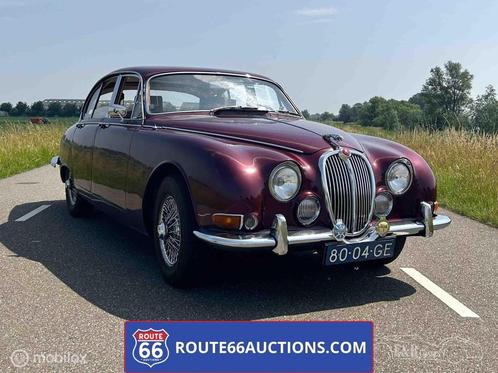 Jaguar 3.4S MK2 sedan - 1968 | Route 66 Auctions, Auto's, Oldtimers, Bedrijf, Te koop, Lederen bekleding, Jaguar, Benzine, Overige carrosserie