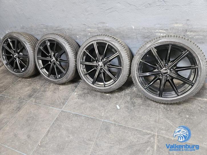 6,5mm! Originele Audi A3 S3 8Y 18 inch zwarte velgen 5x112 z, Auto-onderdelen, Banden en Velgen, Banden en Velgen, Zomerbanden