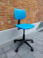 Bureaustoel, Ophalen, Zo goed als nieuw, Blauw, Bureaustoel
