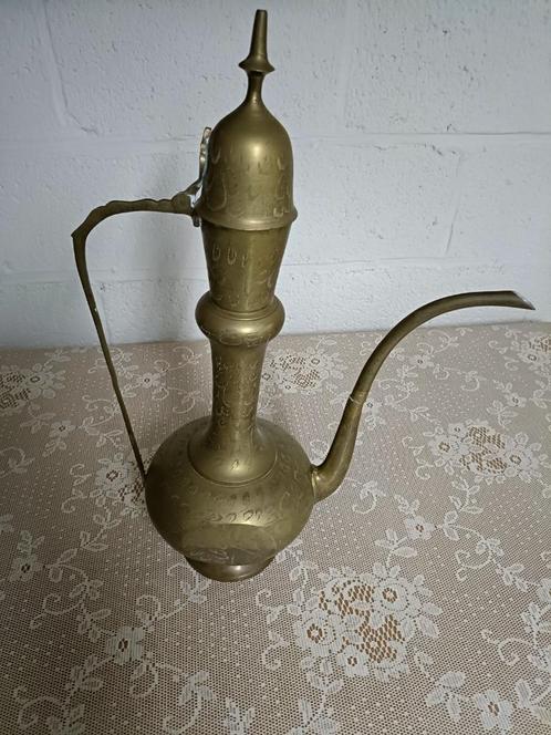 Grote Oosterse Vintage Messing Theepot aan halve prijs, Antiek en Kunst, Antiek | Brons en Koper, Koper, Ophalen