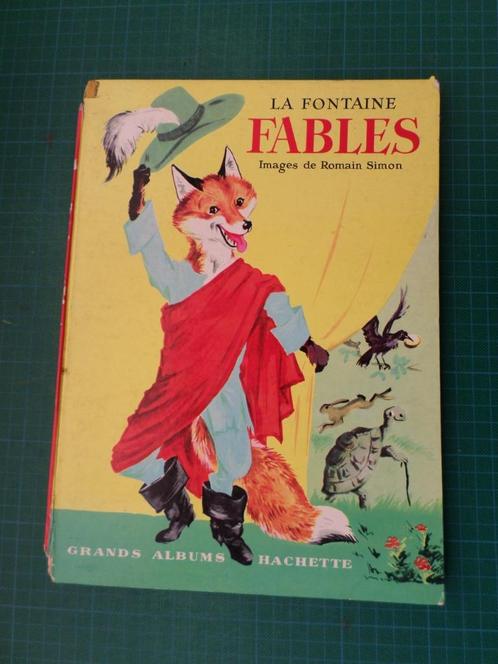 La Fontaine – Fables – Livre illustré - 1955 – 28 pages, Boeken, Kinderboeken | Jeugd | 10 tot 12 jaar, Gelezen, Fictie, Ophalen of Verzenden