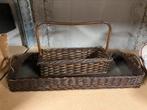 2 decoratieve houten mandjes, Huis en Inrichting, Ophalen