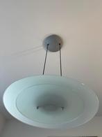 Hanglamp hallogeen melkglas rond, Ophalen, Gebruikt, Glas