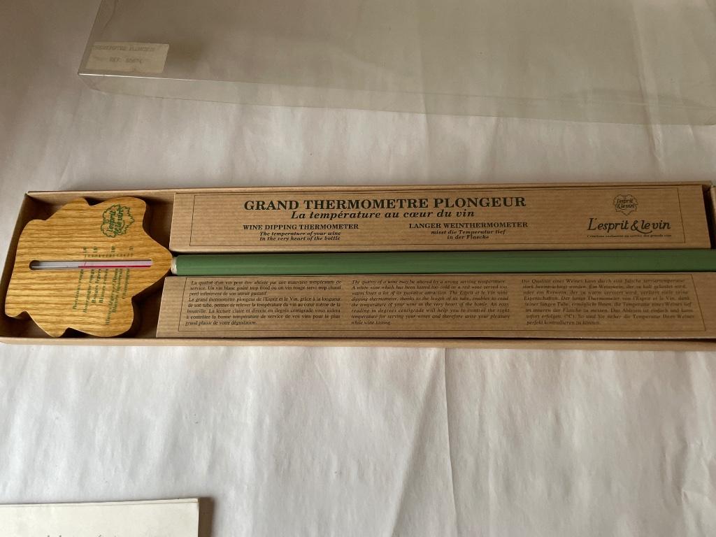 Thermometer voor wijntemperatuur, Ophalen of Verzenden, Zo goed als nieuw