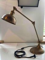 Industriële bureaulamp- verguld, Antiquités & Art, Antiquités | Éclairage, Enlèvement