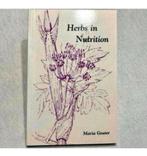 Livre sur les herbes jardin Maria Geuter Herbs in Nutrition, Enlèvement ou Envoi, Comme neuf, Plantes et Alternatives
