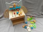DIY houten werkbank met uil, Kinderen en Baby's, Speelgoed | Houten speelgoed, Gebruikt, Ophalen