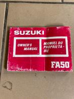 Ancien Manuel pour Suzuki Fa50