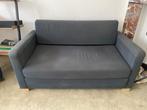 Grijze slaapbank, Huis en Inrichting, Ophalen, Gebruikt, Tweepersoons, 75 tot 100 cm