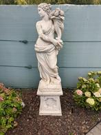 Standbeeld vrouw, Tuin en Terras, Ophalen, Gebruikt, Steen, Mensenbeeld