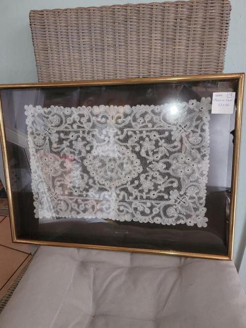 oude vlaamse NAALDKANT ingelijst, Antiek en Kunst, Antiek | Woonaccessoires, Ophalen