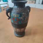 Japanse bronzen vaas — Meiji-periode (1868—1912) — merk, Antiek en Kunst