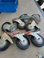 Zwenkwielen 160 mm  hoogte 20 mm 8 stuks, Ophalen