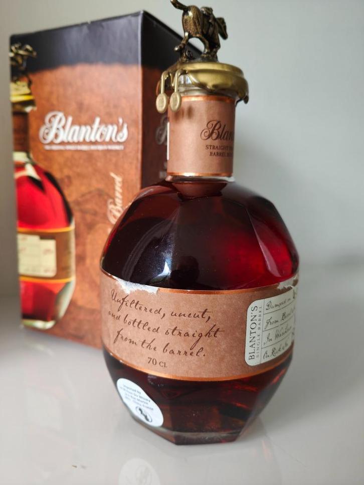 Blanton's Straight, par LMDW, bouteille 191, baril 104, bouc, Collections, Vins, Neuf, Autres types, Amérique du Nord, Pleine