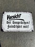 WW2 duits bordje, Verzamelen, Militaria | Tweede Wereldoorlog, Ophalen of Verzenden
