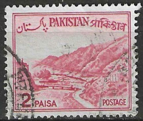 Pakistan 1961-1962 - Yvert 131 - Khyberpas (ST), Postzegels en Munten, Postzegels | Azië, Gestempeld, Verzenden