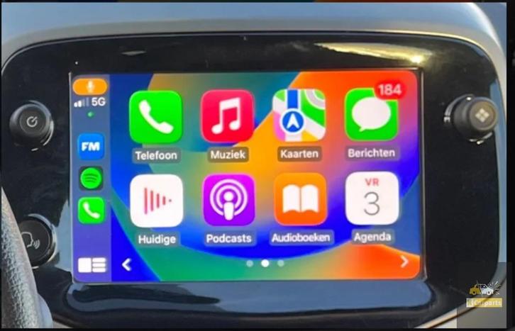 Auto Navigatie Carplay Peugeot 108 c1 Aygo 86140-yv010, Auto-onderdelen, Dashboard en Schakelaars, Toyota, Gebruikt