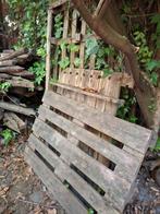Brandhout. Treinbils en pallet, Ophalen