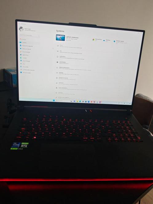 Asus Rog Strix G83 PC PORTABLE GAMER, Computers en Software, Windows Laptops, Zo goed als nieuw, 17 inch of meer, 2 tot 3 Ghz