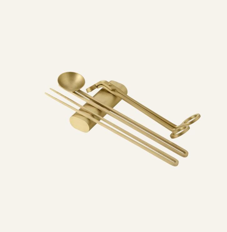 kaarsknip set -  Set Clip Candle - Care Kit by Menu, Huis en Inrichting, Woonaccessoires | Kandelaars en Kaarsen, Nieuw, Brons of Koper