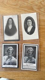 4 Doodsprentjes koningin Astrid, Verzamelen, Koningshuis en Royalty, Verzenden, Gebruikt, Kaart, Foto of Prent