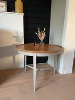 Table basse ronde tripode., Enlèvement, Comme neuf, Chêne