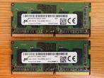 Micron SODIMM RAM geheugen 2x 4 GB DDR4 2666MHz, Computers en Software, Ophalen, DDR4, Zo goed als nieuw, Laptop