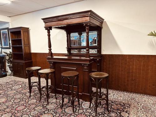 Klassiek Engelse Bruin Cafe Bar Toog Pubbar, Antiek en Kunst, Antiek | Kantoor en Zakelijk, Ophalen of Verzenden