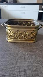 messing kom met handgrepen – geponst decor – decoratief, Ophalen