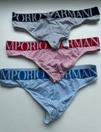 Emporio Armani Microfiber String Heren, Verzenden, Overige kleuren, Emporio Armani, Slip