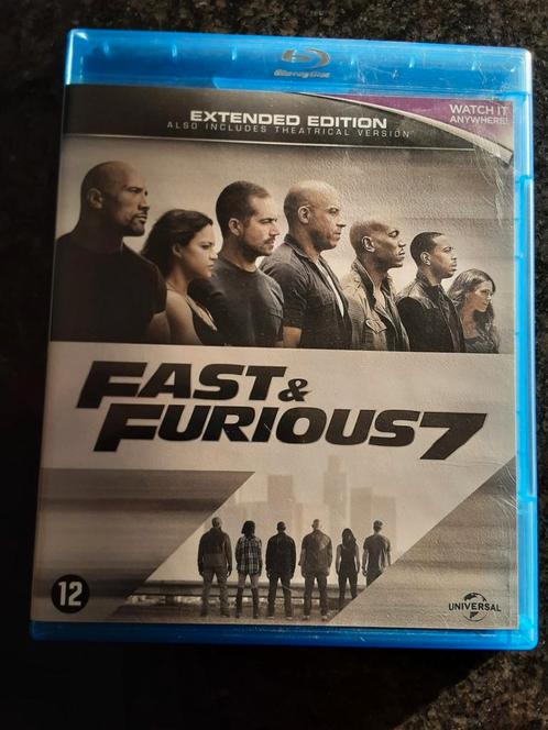 Fast&Furious 7 blu ray NL FR, Cd's en Dvd's, Blu-ray, Zo goed als nieuw, Actie, Ophalen of Verzenden