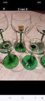 7 vintage luminary Elzas wijnglazen, Verzamelen, Glas en Drinkglazen, Ophalen, Zo goed als nieuw
