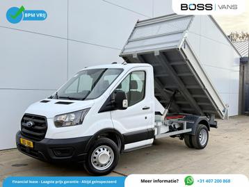 Ford Transit 350 2.0 TDCI 130PK Kipper Dubbellucht Benne Tip beschikbaar voor biedingen
