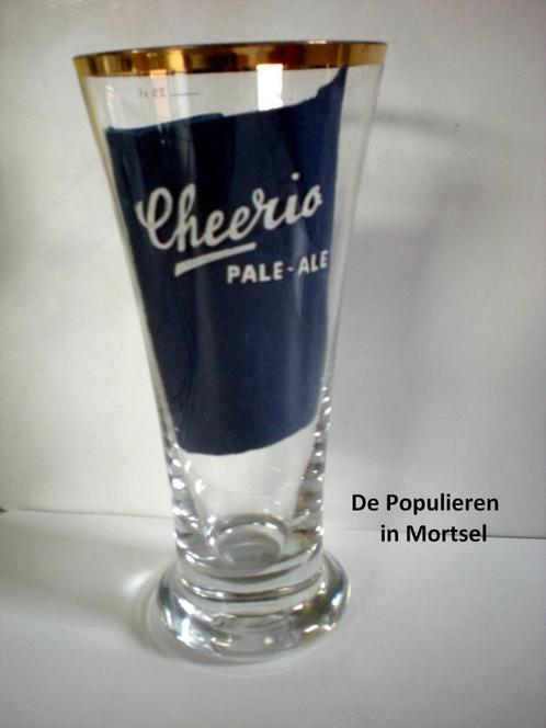 CHEERIO Pale Ale (De Populieren † 1959), Verzamelen, Biermerken, Zo goed als nieuw, Glas of Glazen, Ophalen of Verzenden