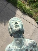 bronzen beeld art deco, Antiek en Kunst, Ophalen