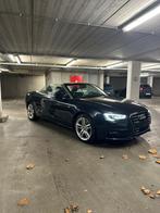 AUD A5 CABRIO SLINE 1STE EIGENAAR 1.8TFSI EURO6B, Auto's, Zwart, Overige kleuren, Cabriolet, Leder