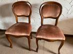 Gratis 6 comfortabele stoelen met velour bekleding, Ophalen, Gebruikt
