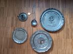 Set tinnen objecten, Antiek en Kunst, Antiek | Tin, Ophalen of Verzenden
