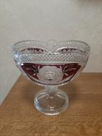 Hofbauer red kristallen schotel, Antiek en Kunst, Ophalen of Verzenden