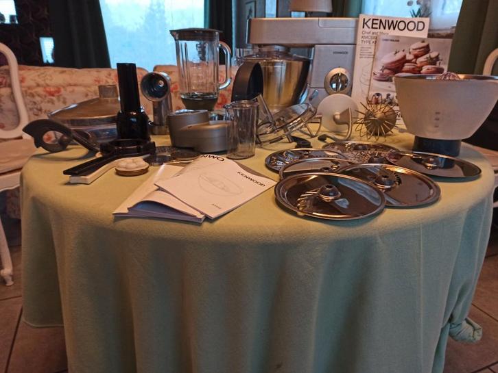 Robot Kenwood chef and Major KMC 570, Electroménager, Mélangeurs de cuisine, Comme neuf, 4 litres ou plus, 3 vitesses ou plus