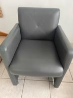 Set van 4 leren stoelen op wielen, Ophalen, Gebruikt, Leer, Vier