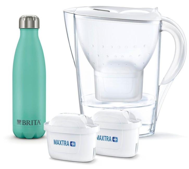 Nieuwe Brita waterfilter 1,4l + 2 Filterpatronen & waterfles, Huis en Inrichting, Keuken | Keukenbenodigdheden, Nieuw, Ophalen of Verzenden