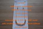 12. Juweelset : ketting en oorbellen , NIEUW , verzending in, Overige materialen, Met strass, Verzenden, Wit
