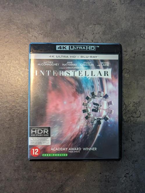 Interstellar (4k ultra hd), CD & DVD, Blu-ray, Comme neuf, Drame, Enlèvement ou Envoi