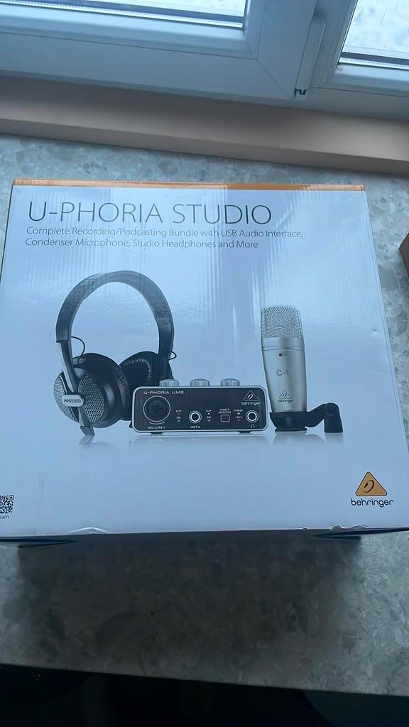 U-phoria studio recording/podcasting bundel, TV, Hi-fi & Vidéo, Appareils professionnels, Enlèvement