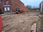 Verhuur minigraver en dumper met machinist, Ophalen