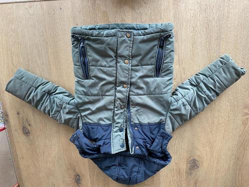 Urban wave kaki en blauwe winterjas maat 98, Kinderen en Baby's, Kinderkleding | Maat 98, Gebruikt, Jongen, Jas, Ophalen of Verzenden